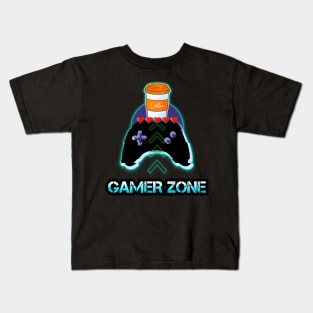 Gamer Coffee Quote Kids T-Shirt